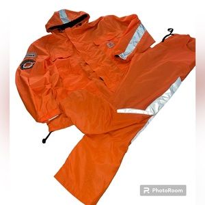 Orange elbow grease winbreaker set 🔥